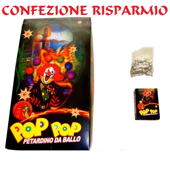 Pop Pop Petardino da Ballo – 50 Pacchi da 50 Pz. Confezione