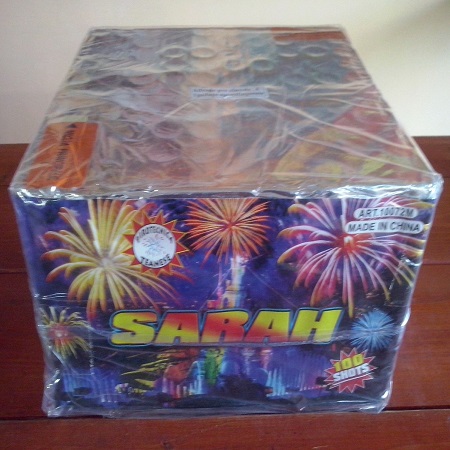 Batteria PROFESSIONALE 100 Colpi Sarah - Vendita Online Fuochi d'Artificio